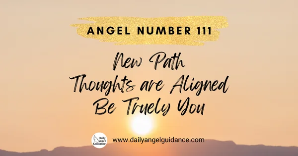 angel number 111 meaning