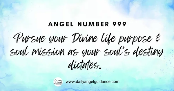 angel number 999
