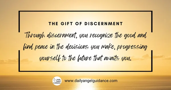 the gift of discernment